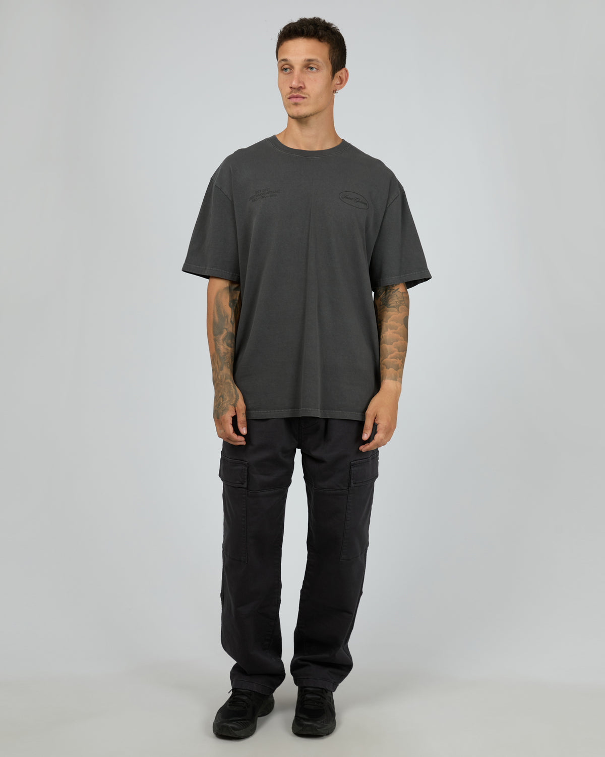 First Class Tee Steel Blue