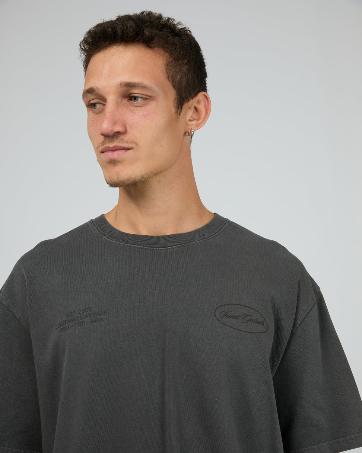 First Class Tee Steel Blue