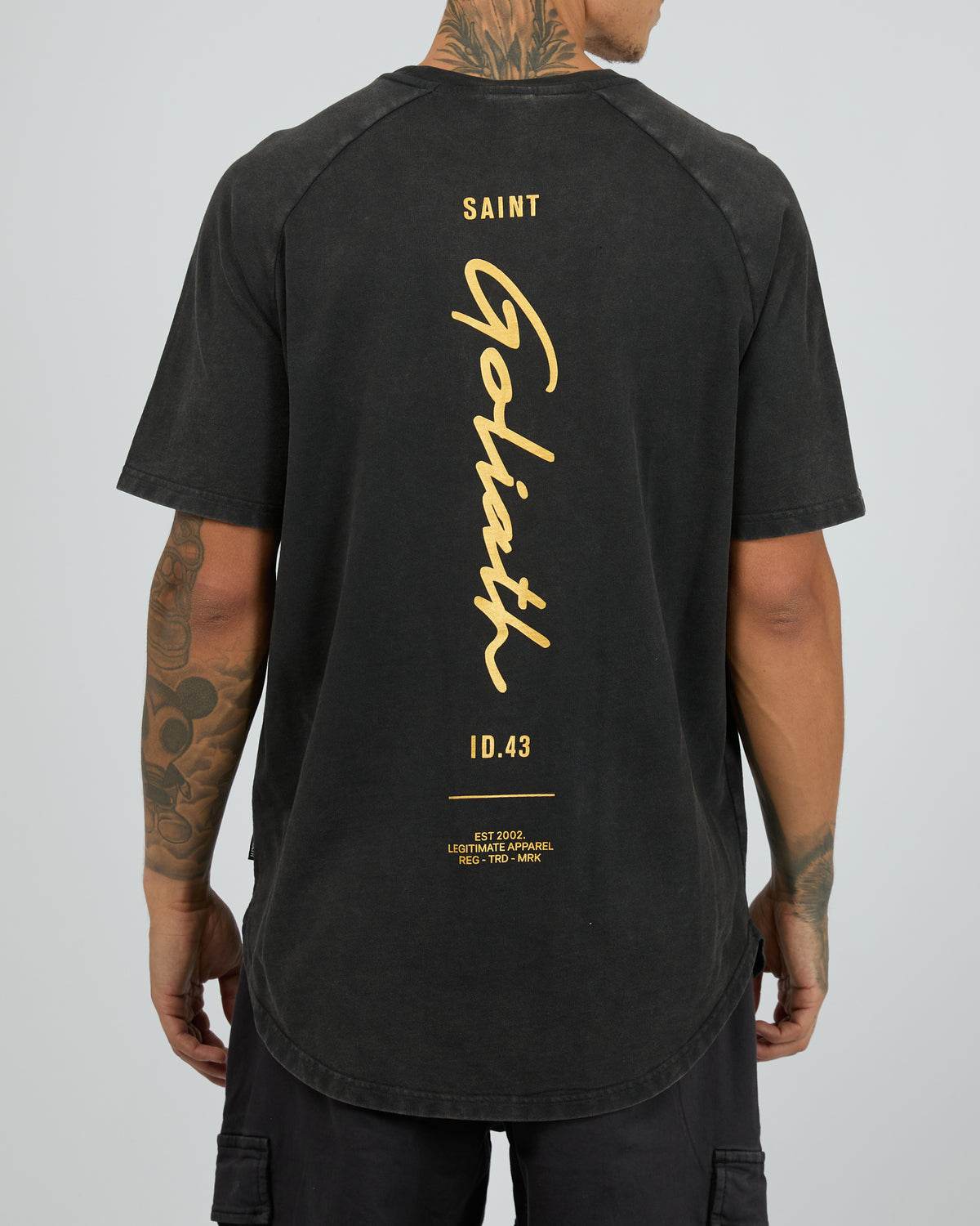 Endorsed Tee Washed Black