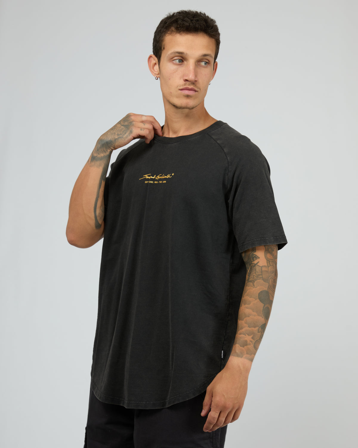 Endorsed Tee Washed Black