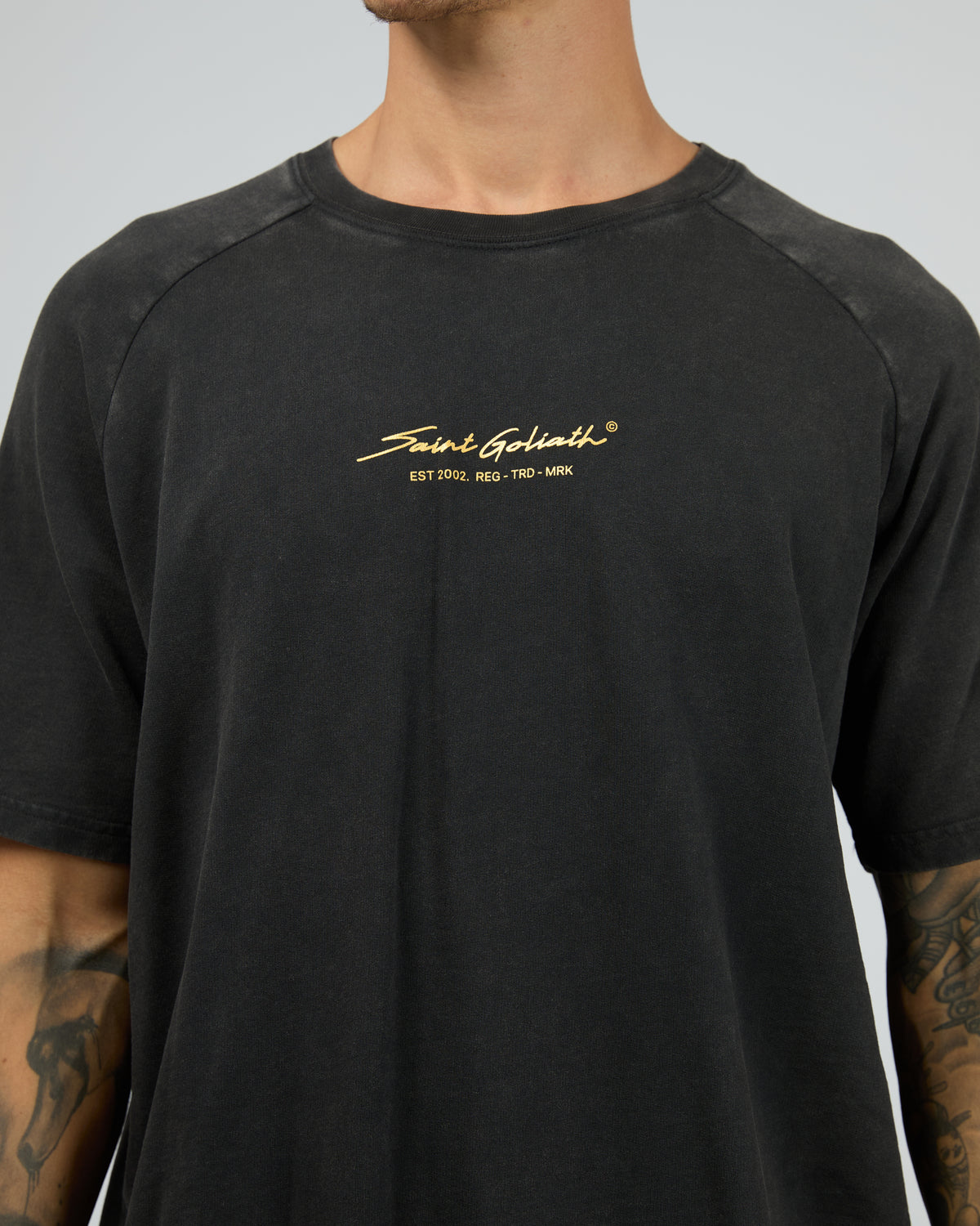 Endorsed Tee Washed Black