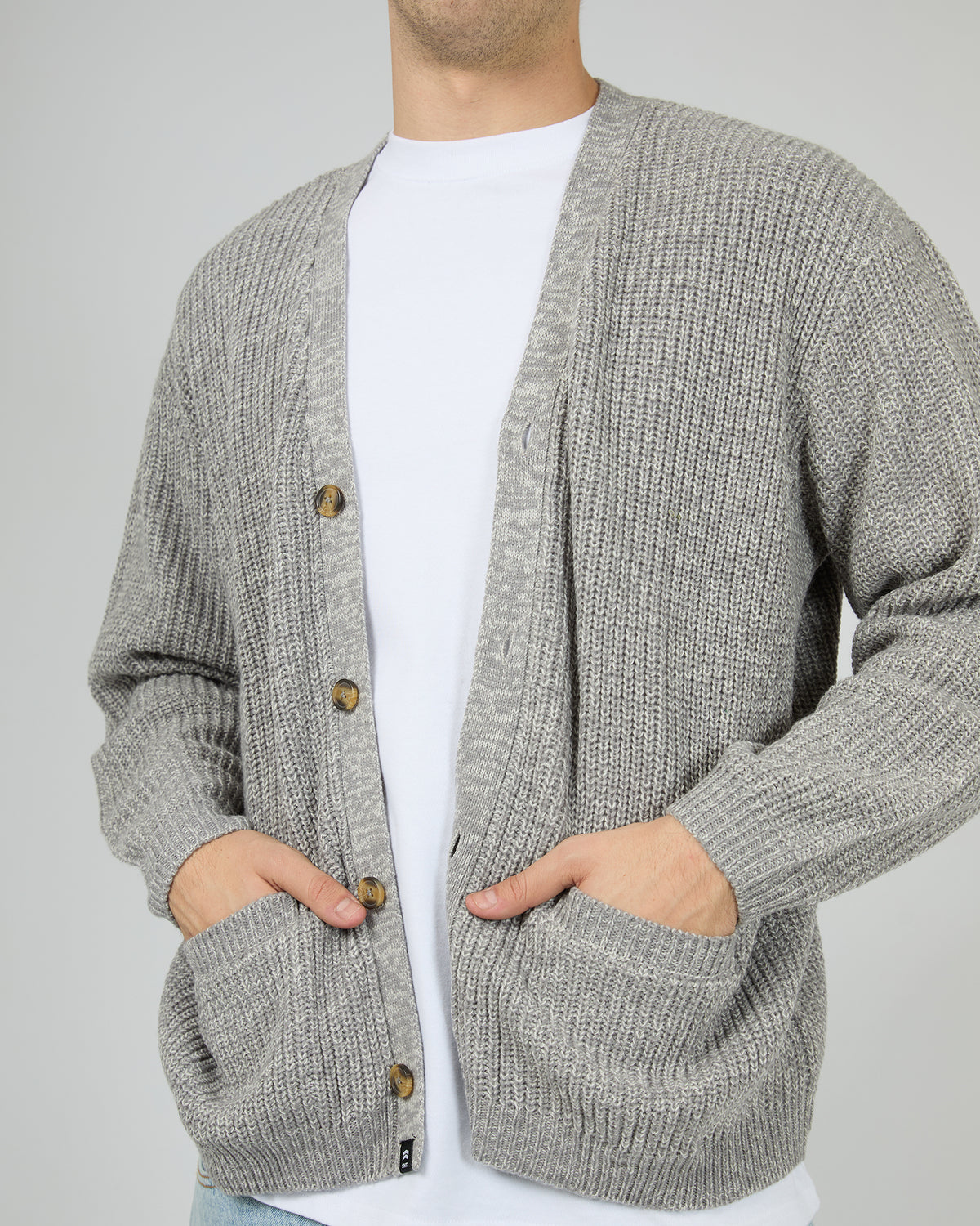 Ventnor Cardigan Grey Marle