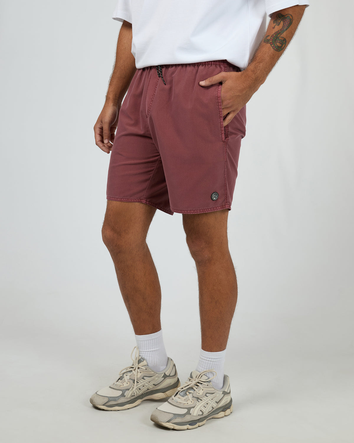 Illusion Short Burgandy