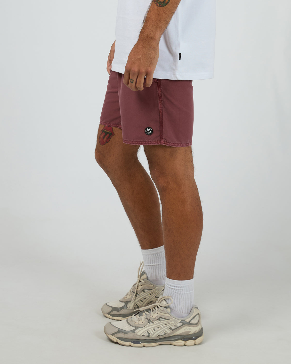 Illusion Short Burgandy