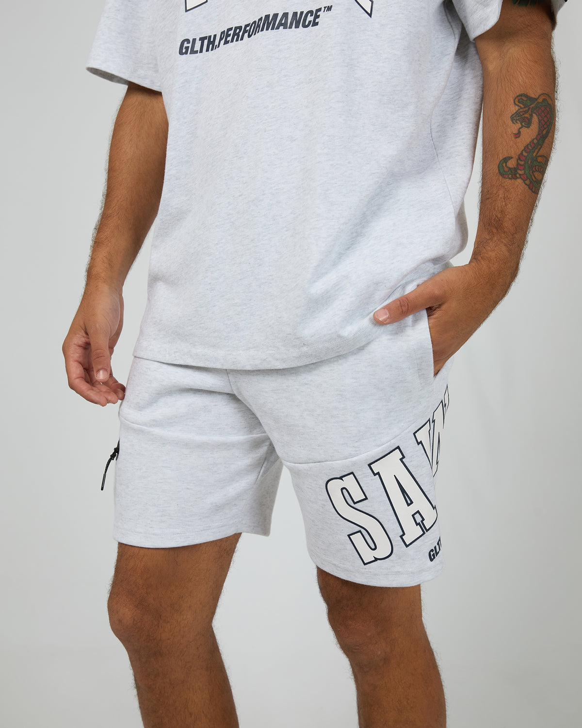 Baseline Short Grey Marle