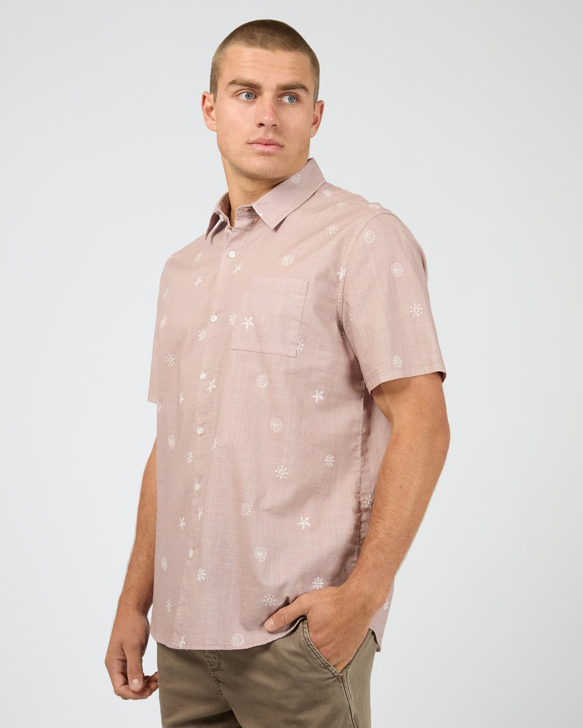 Bribie S/S Shirt Fawn