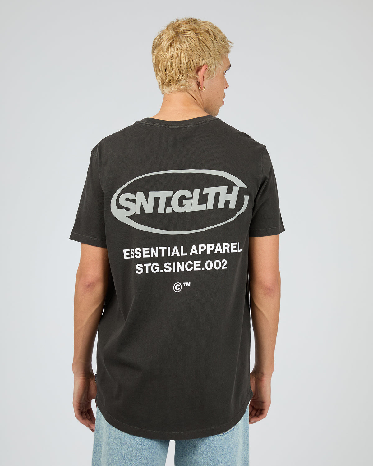 Short Circuit Tee Washed Black