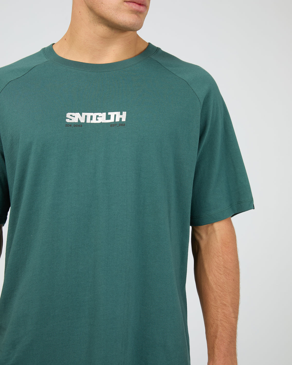 Silver Foil Tee Green