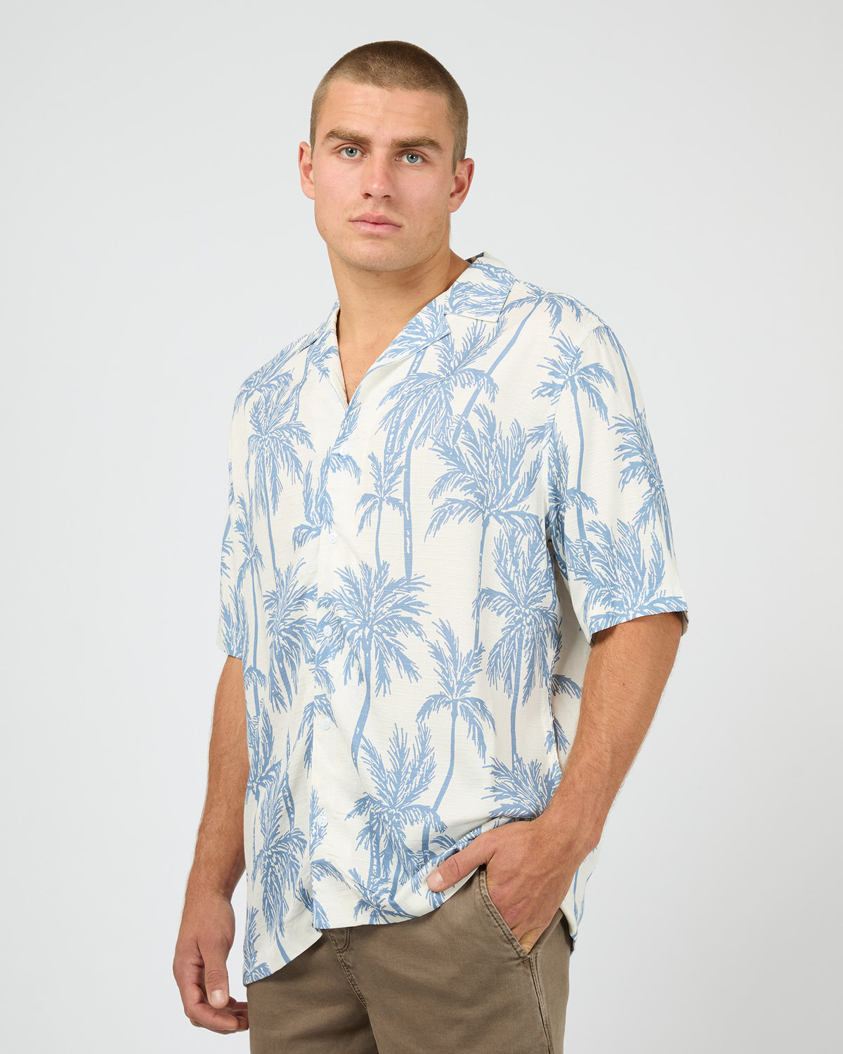 Pool Bar Short Sleeve Shirt White
