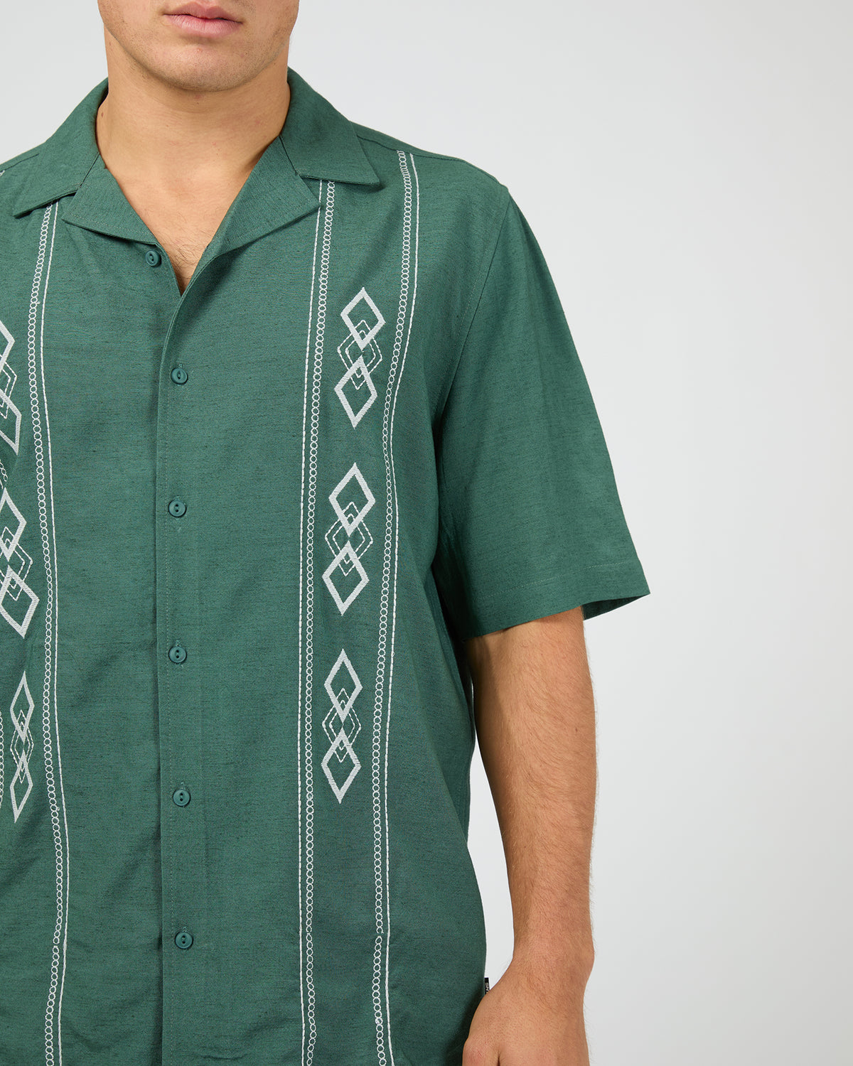 Diamond Short Sleeve Shirt Pine