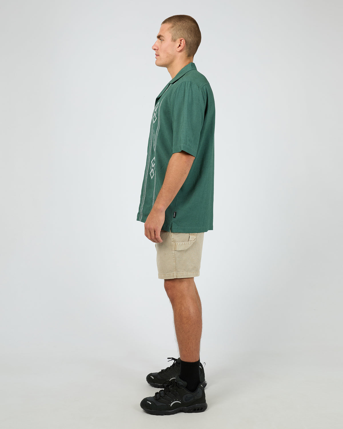 Diamond Short Sleeve Shirt Pine