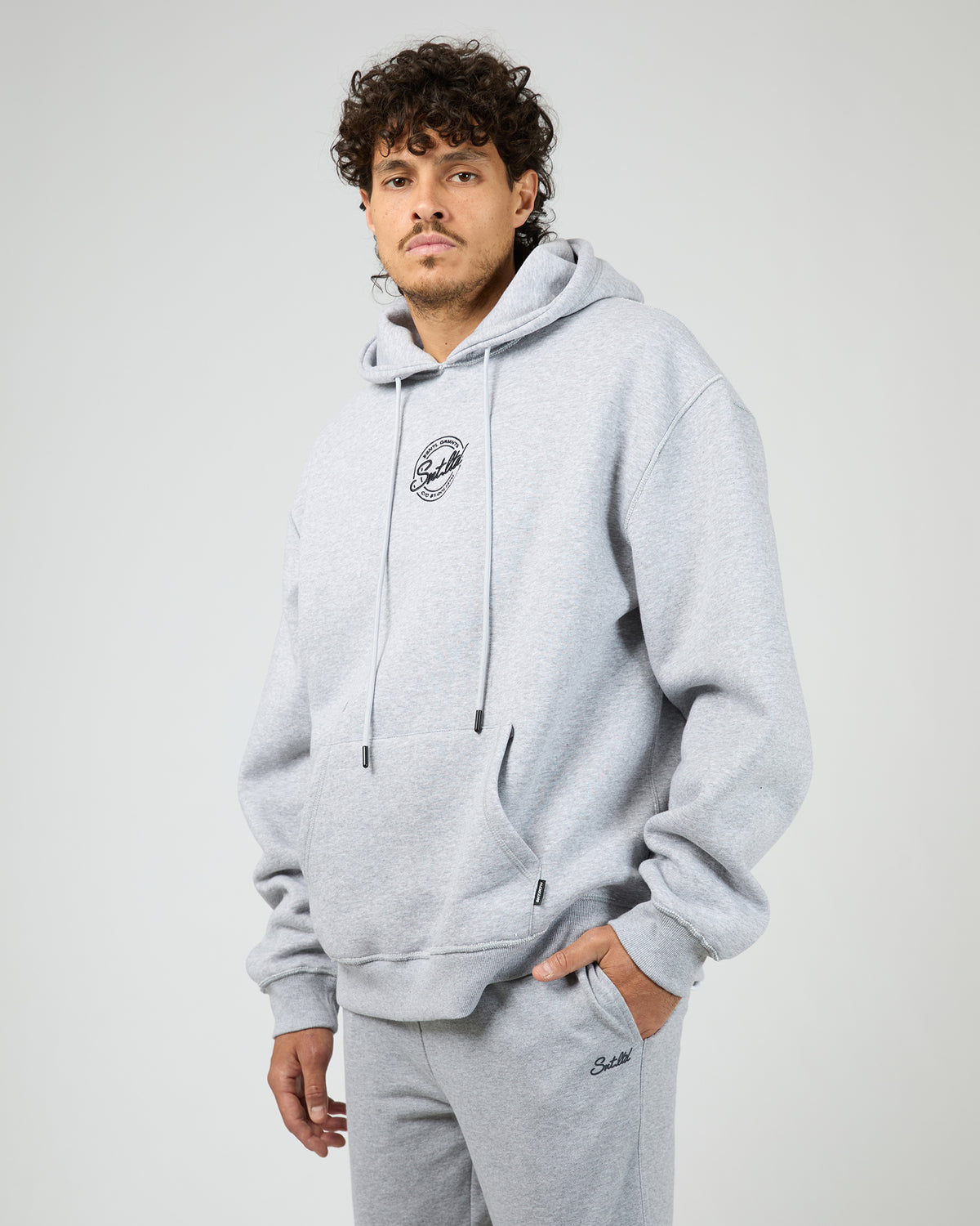 Radio Hoodie Grey Marle