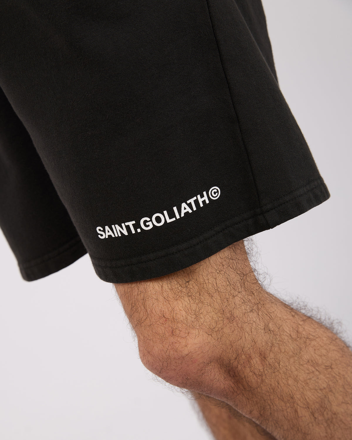 Id Fleece Short Washed Black