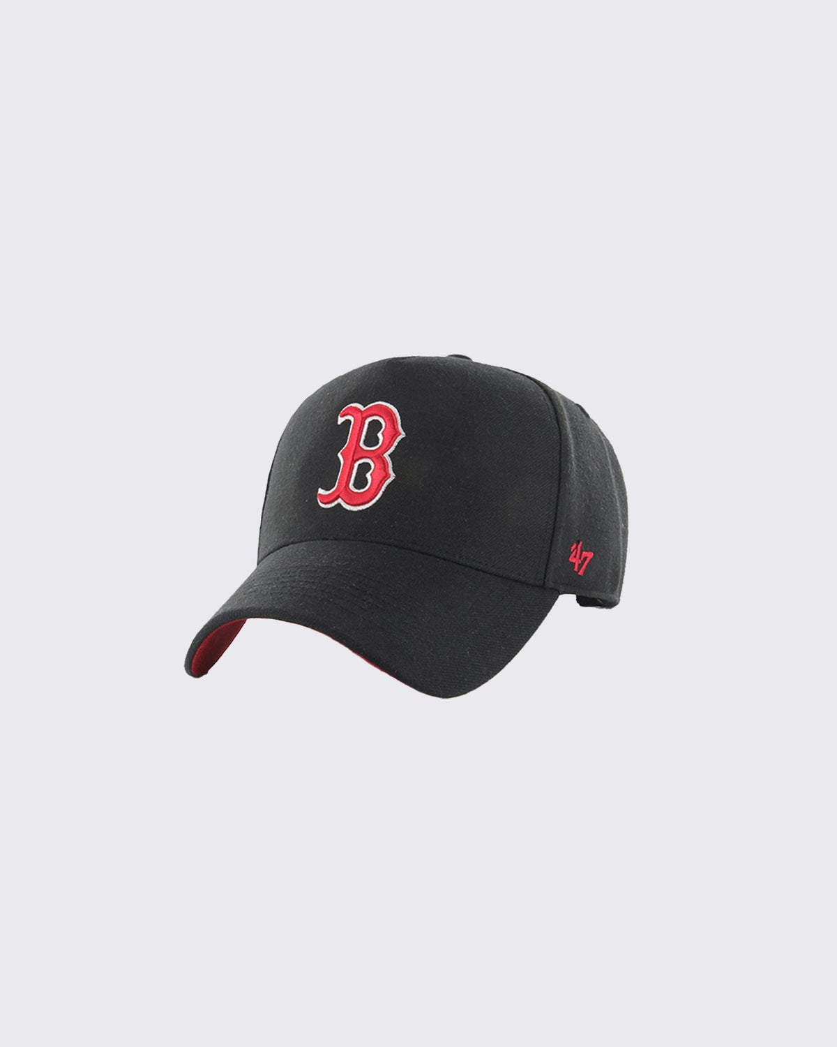 47 Brand-Boston Red Sox Cap Black &amp; Red-Edge Clothing