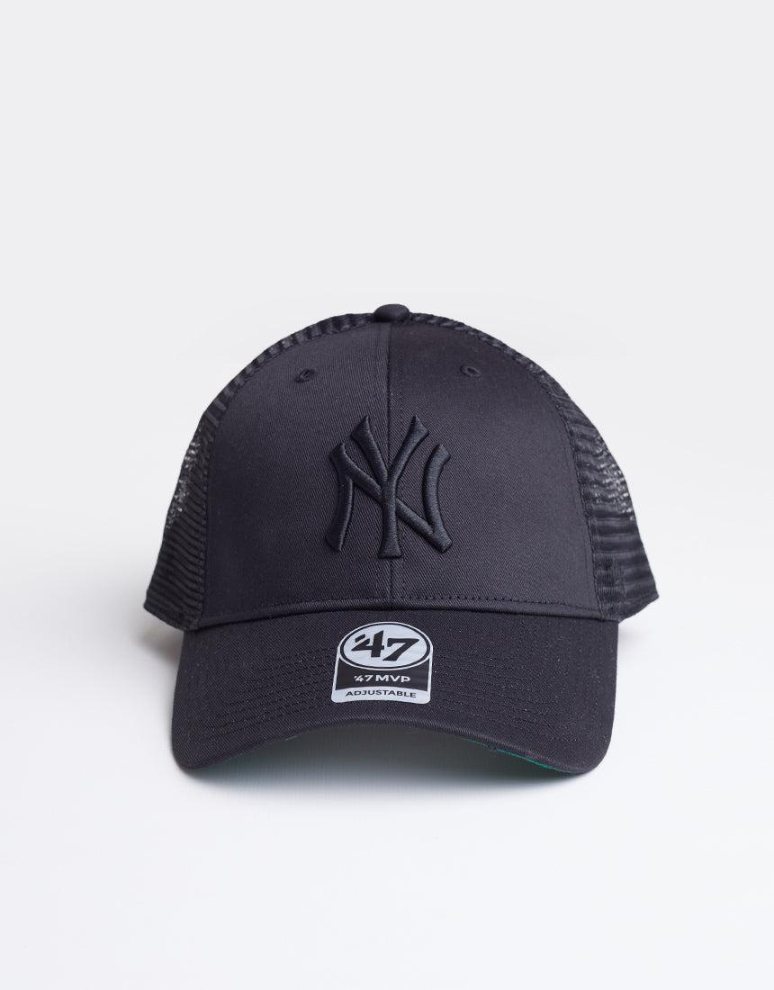 47 Brand-New York Yankees Black Black Black-Edge Clothing
