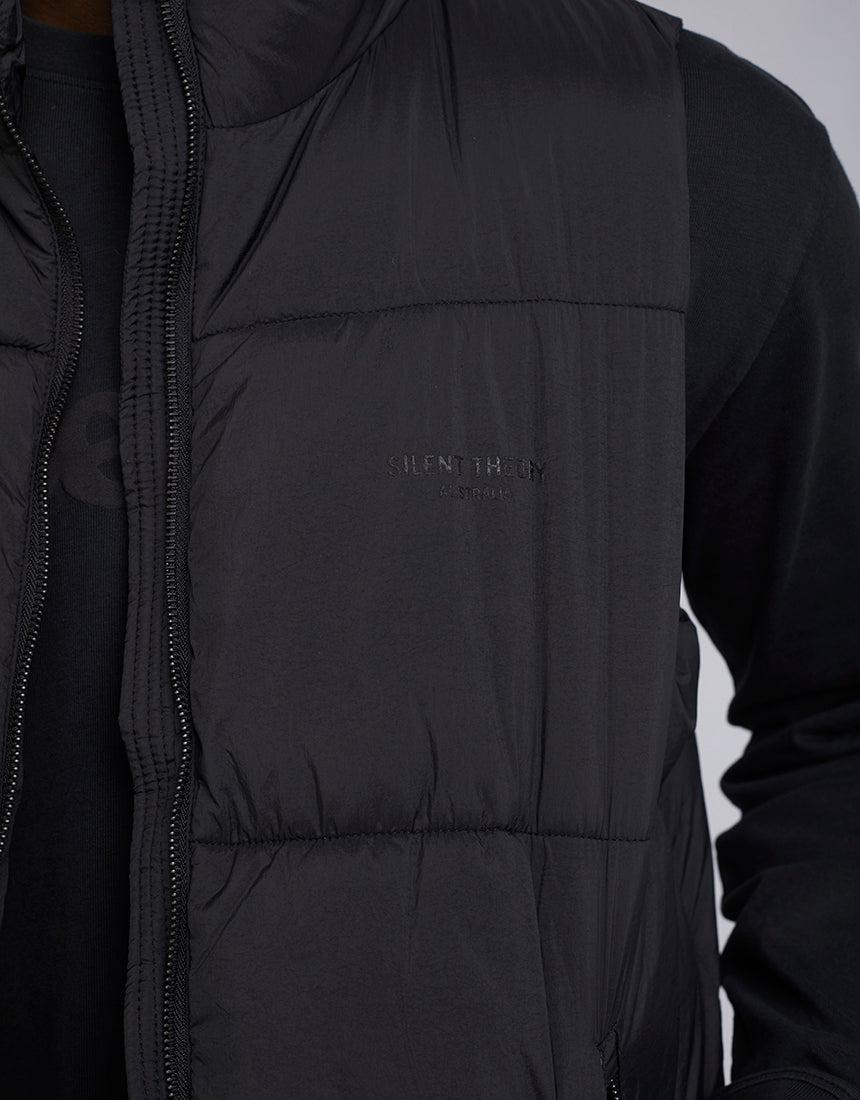 Fade Puffer Vest Black