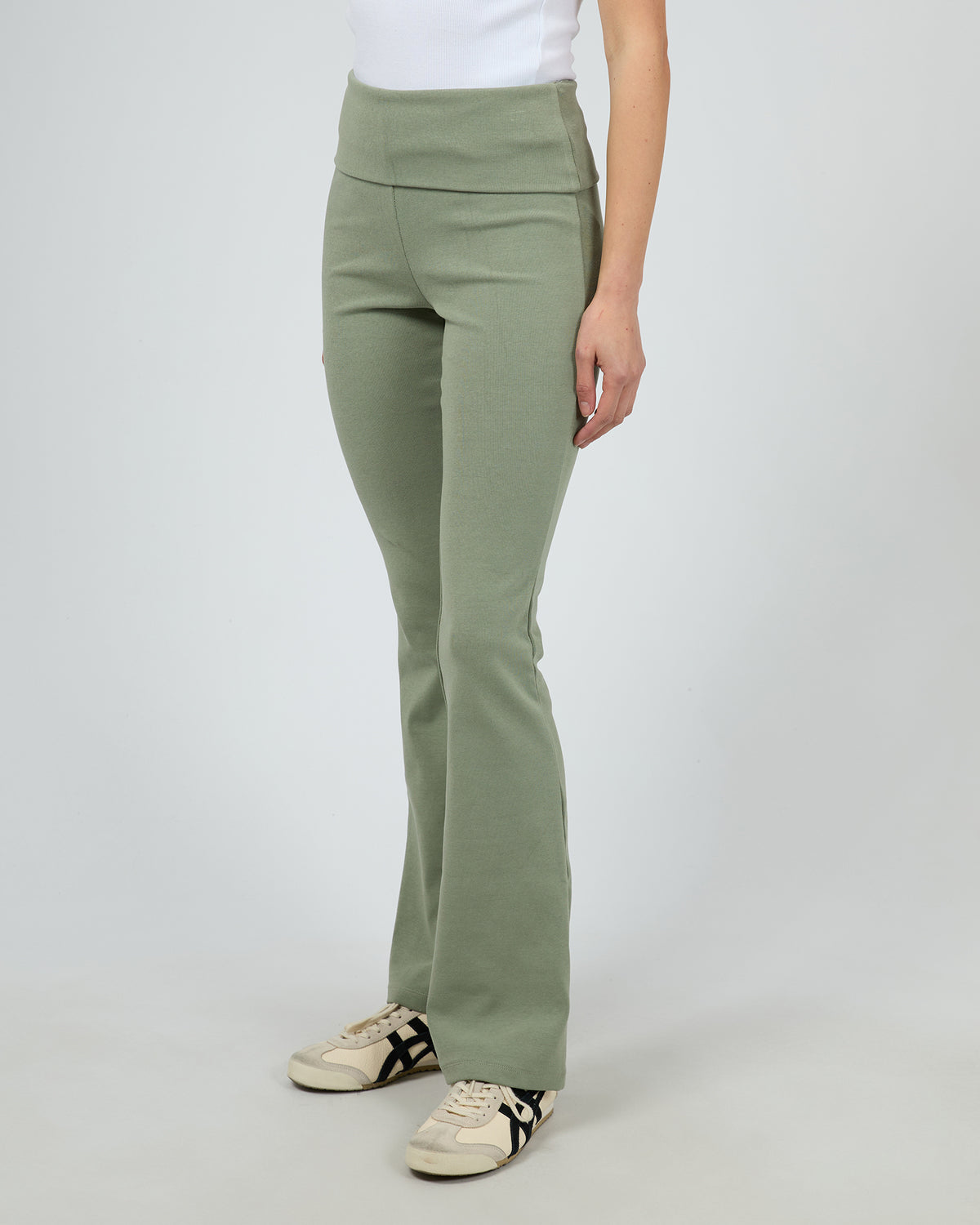 Elina Flare Pant Khaki
