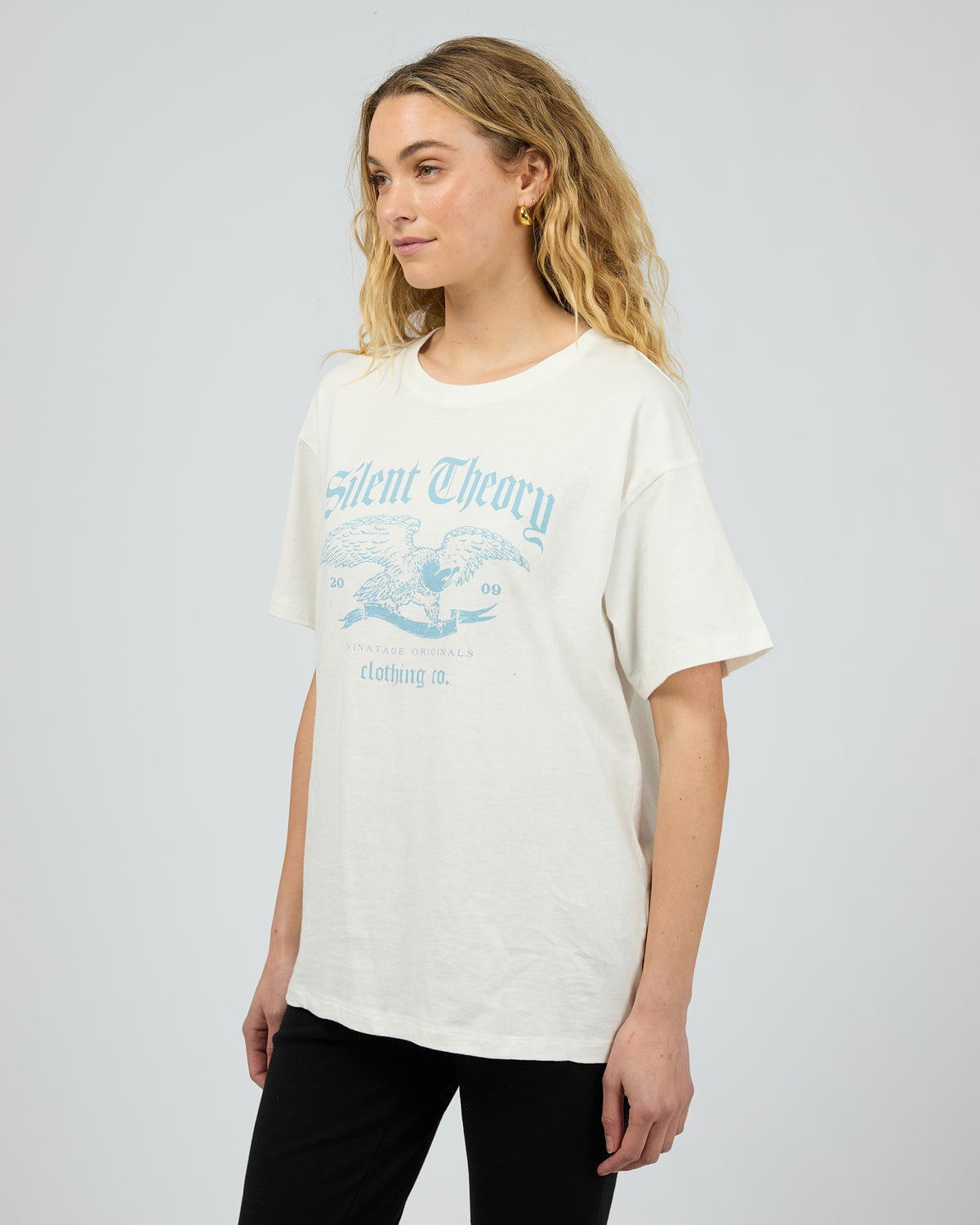 American Muse Tee Vintage White