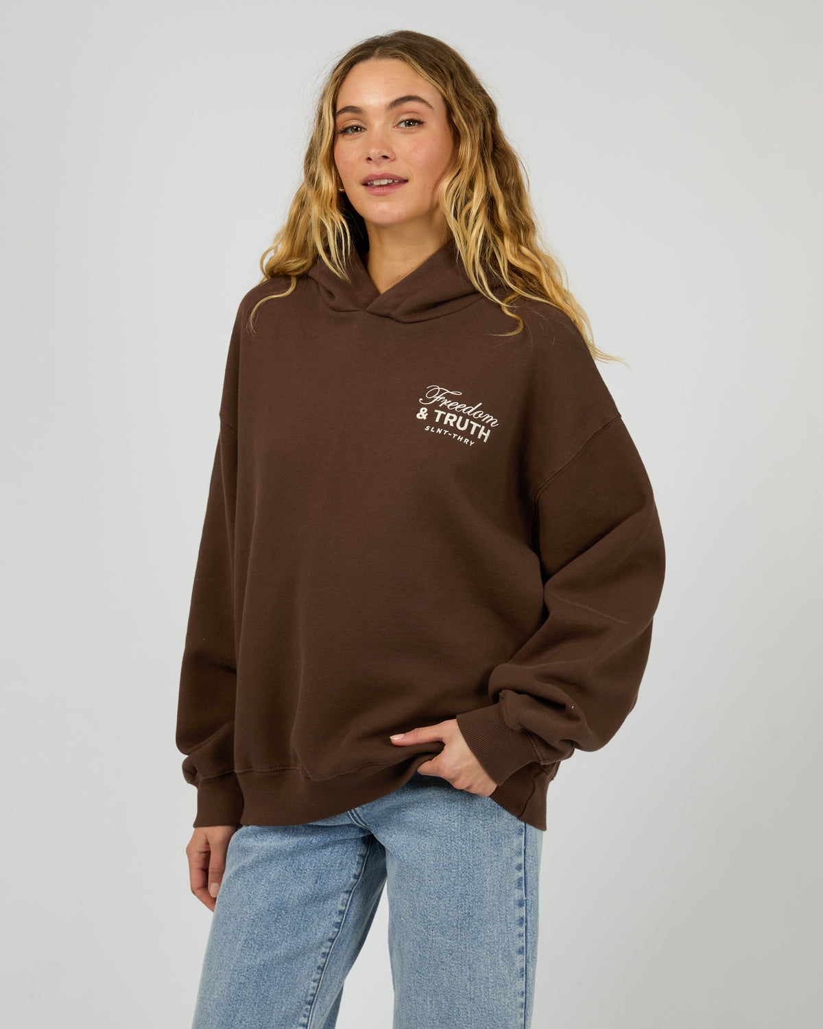 Perspective Hoodie Chocolate