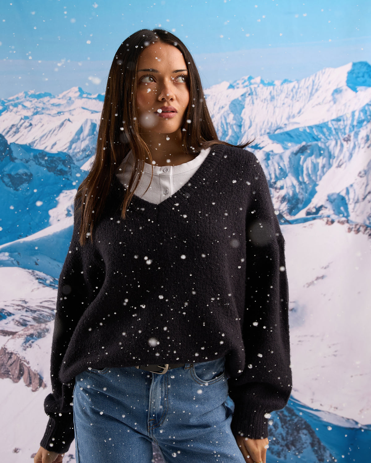 Elias Chunky Knit Jumper Navy