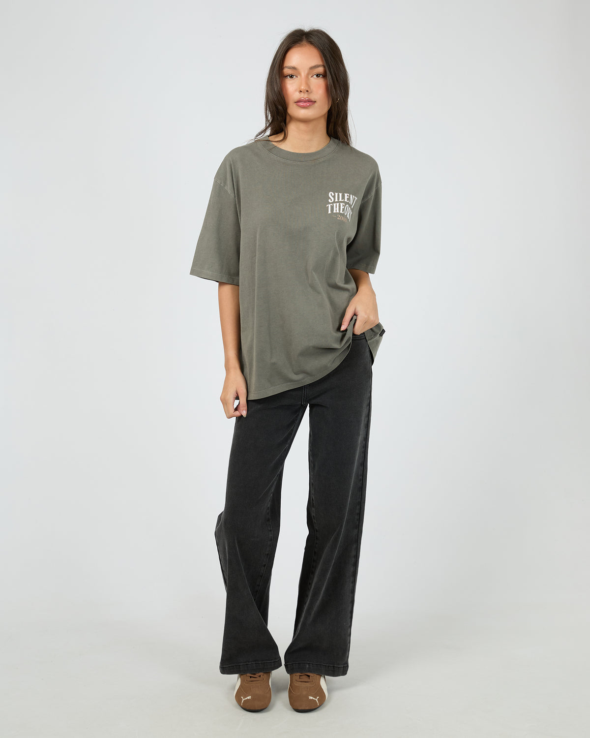 Authentic Tee Charcoal