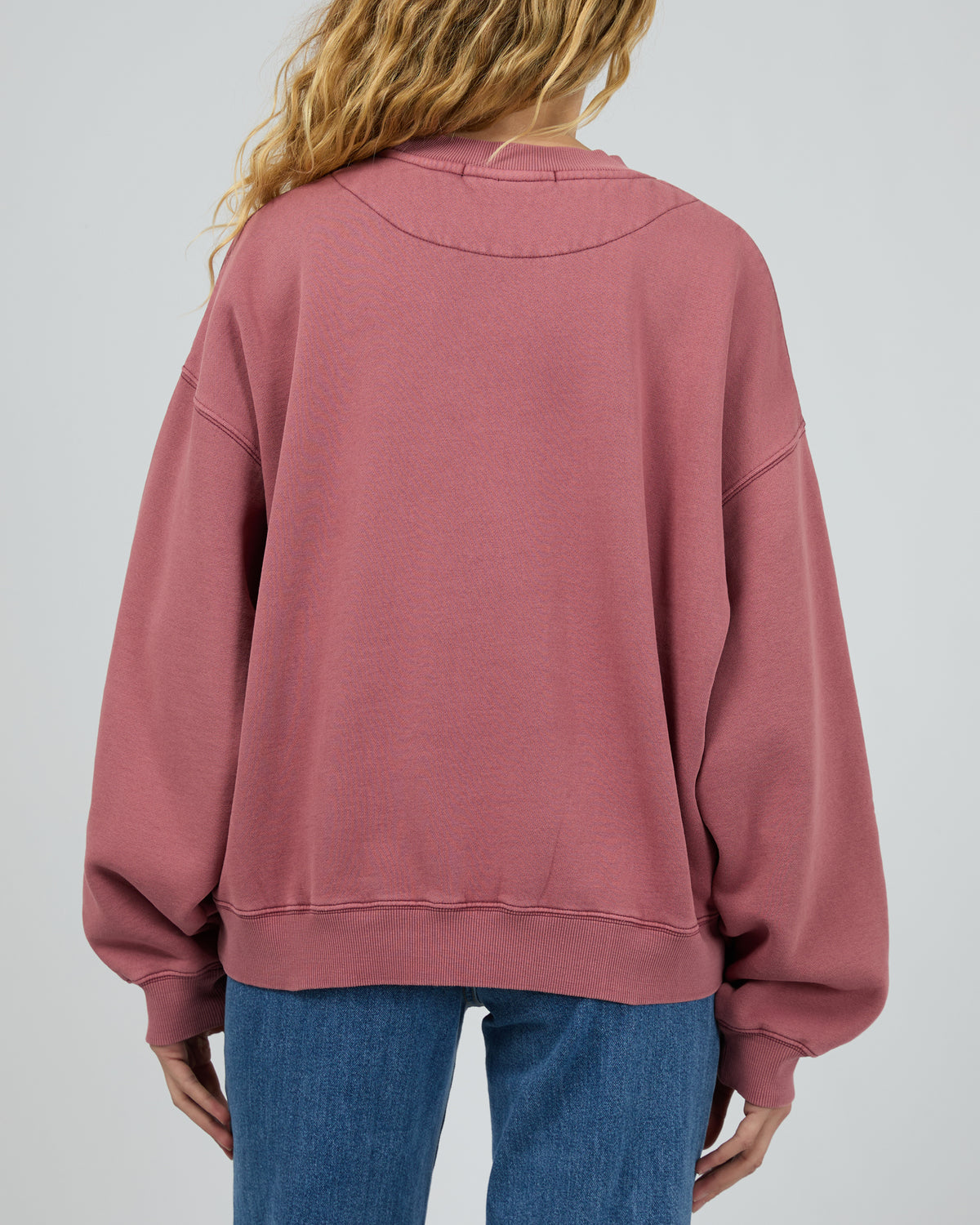 Vintage Denim Crew Cherry