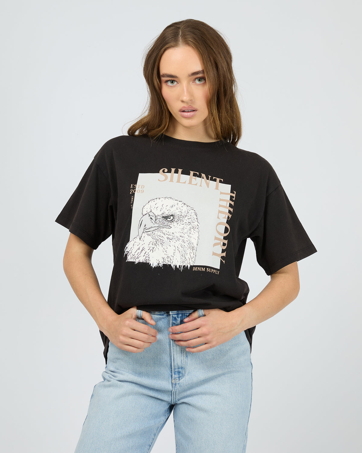 Quaint Tee Washed Black