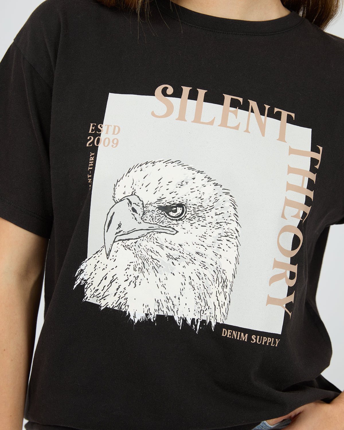 Quaint Tee Washed Black