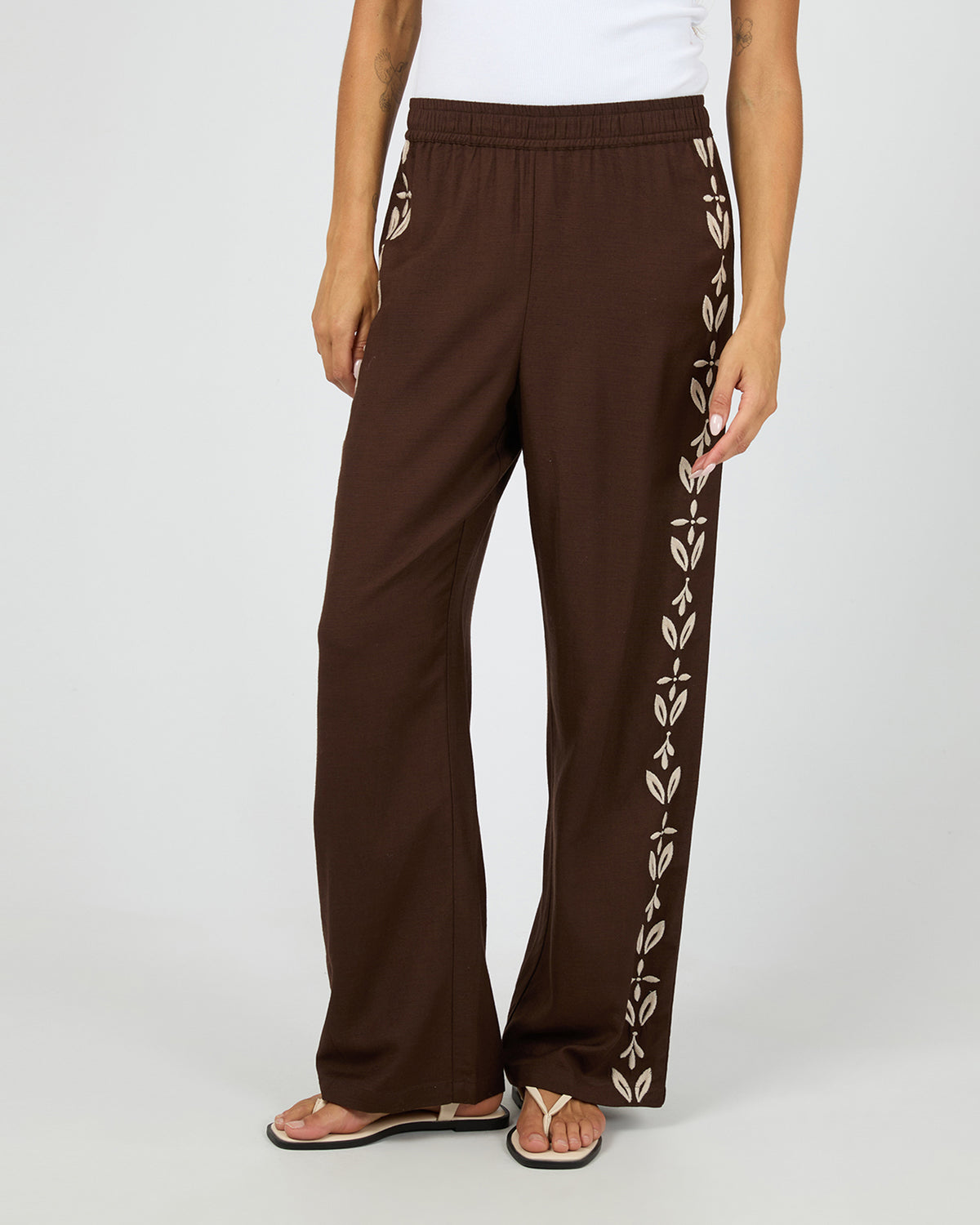 Flora Pant Brown