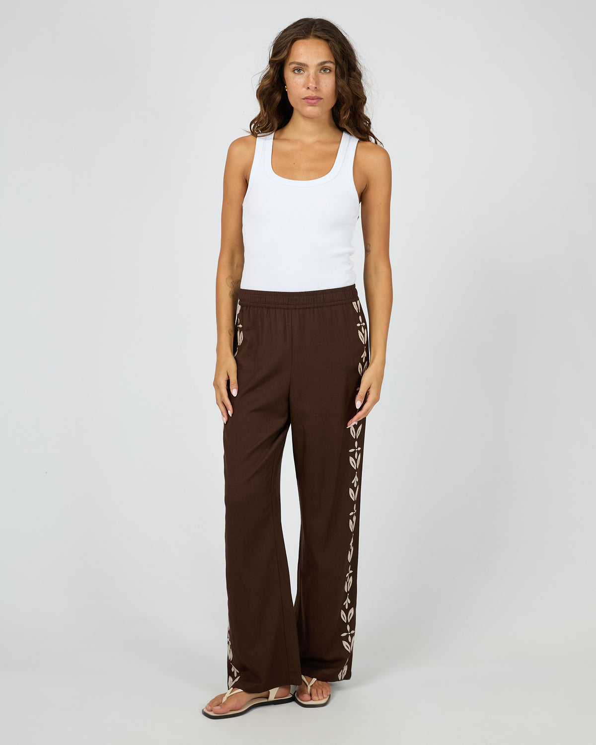 Flora Pant Brown