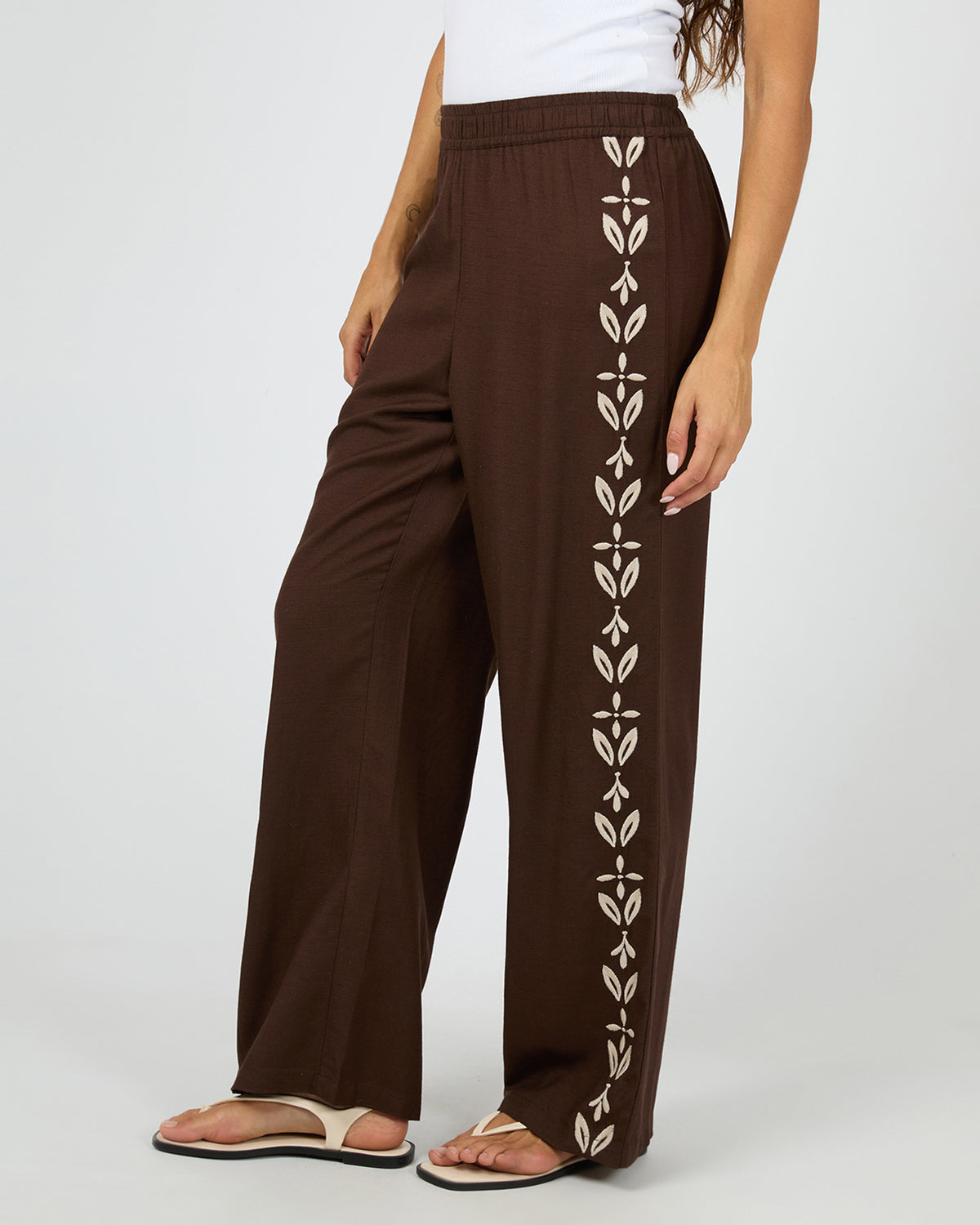 Flora Pant Brown