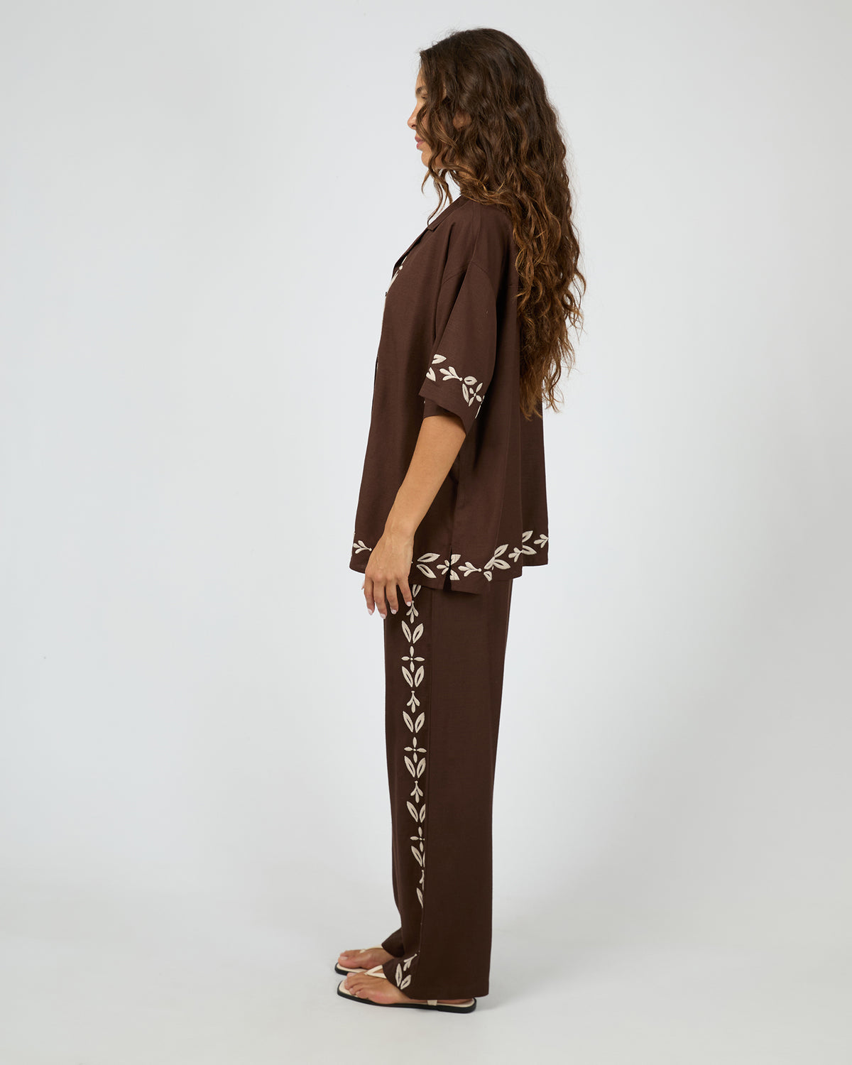 Flora Shirt Brown
