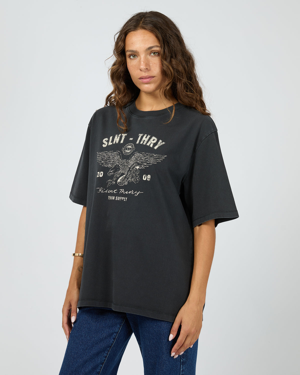 With Reason Tee Washed Black