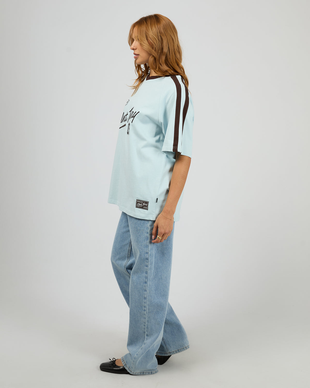 Brooklyn Sports Tee Light Blue