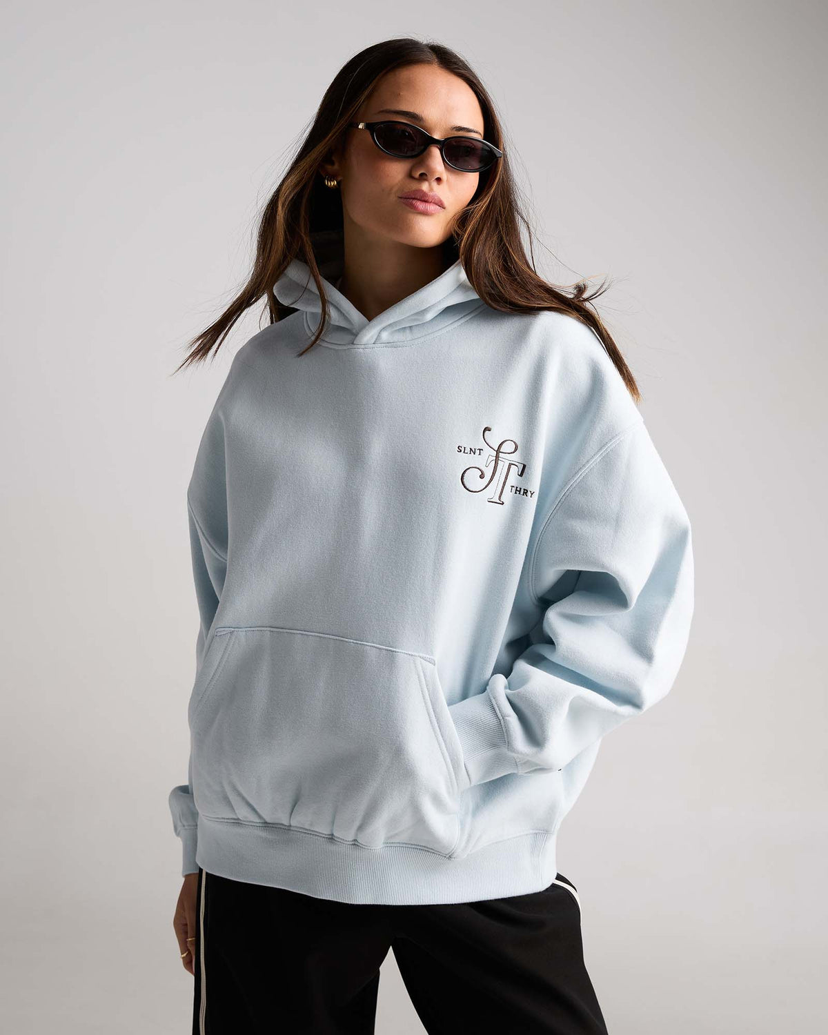 Elevated Hoodie Light Blue