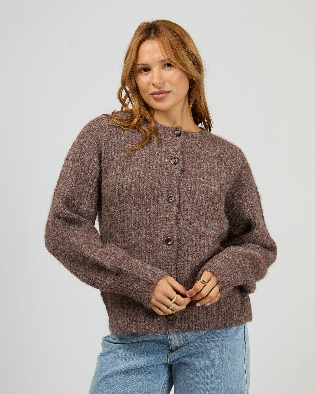 Bonni Knit Cardigan Cherry