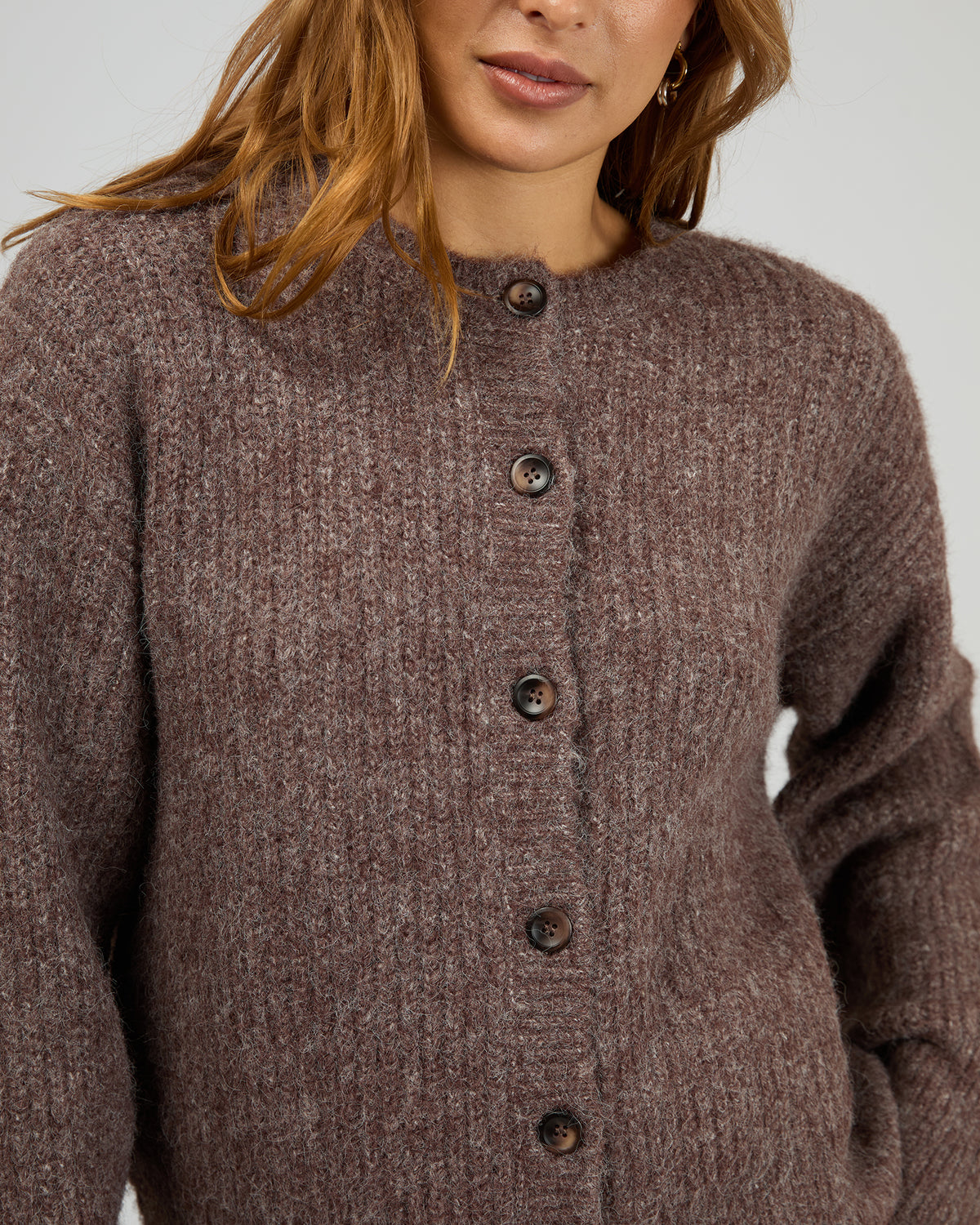 Bonni Knit Cardigan Cherry