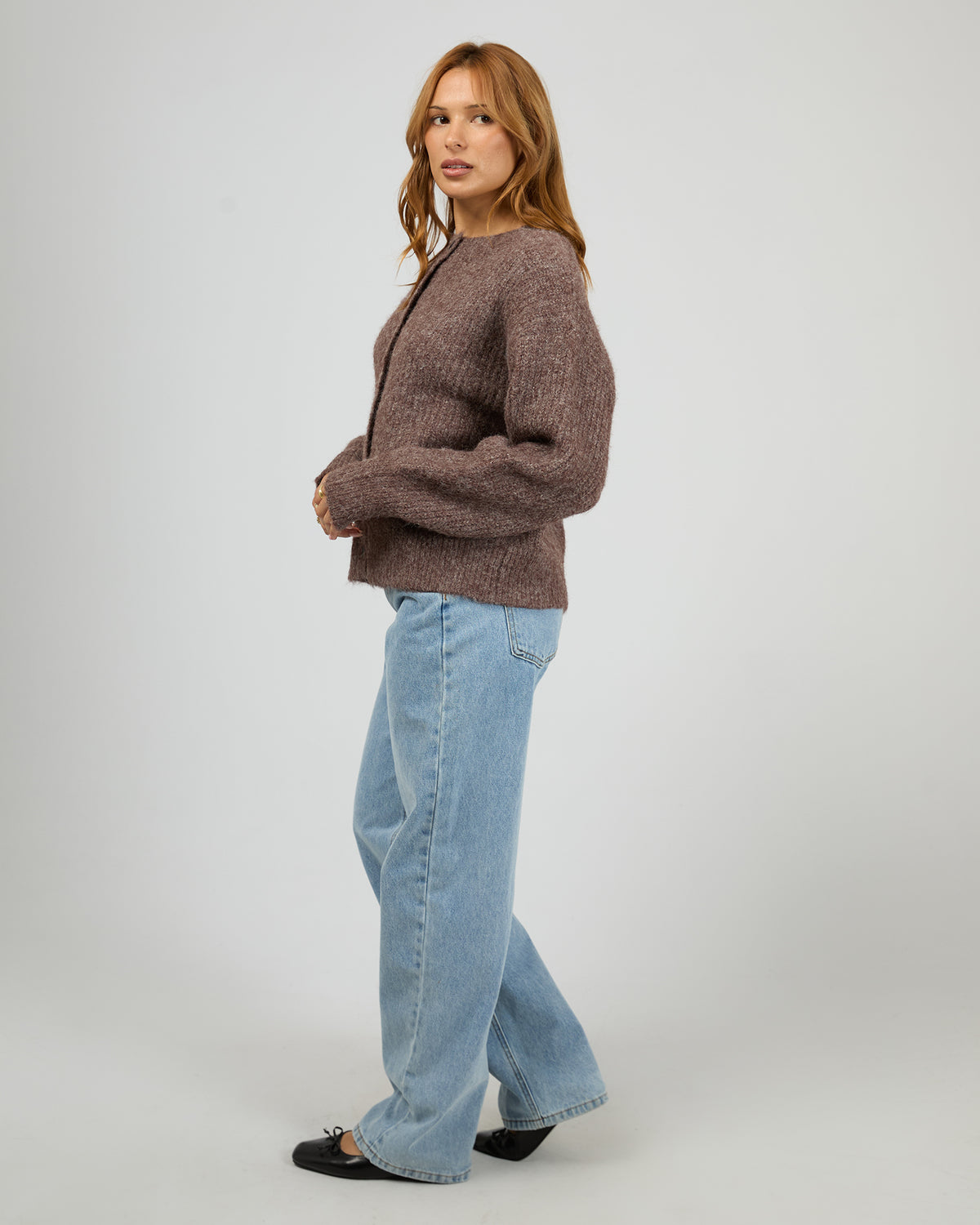Bonni Knit Cardigan Cherry