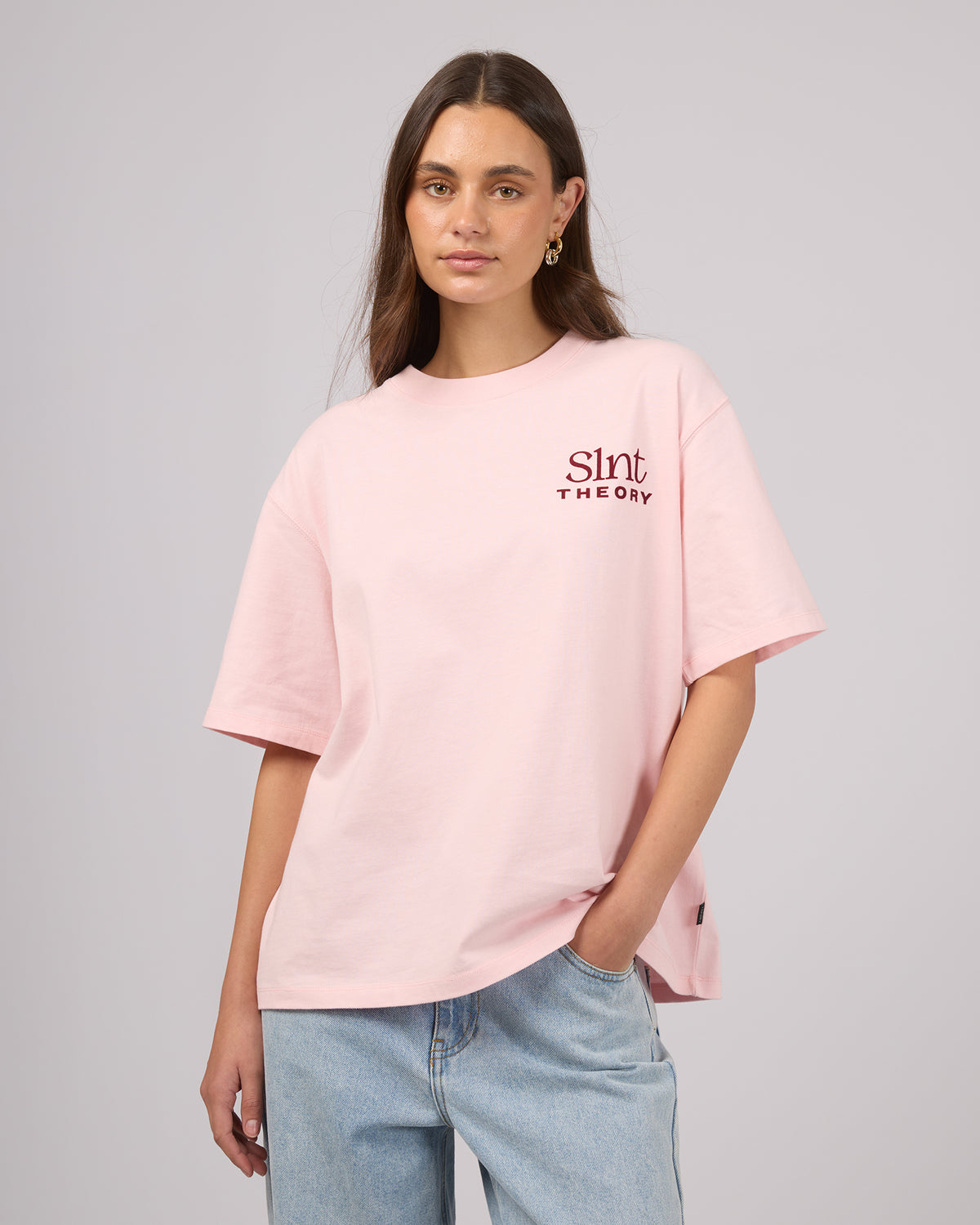 Create Oversized Tee Pink