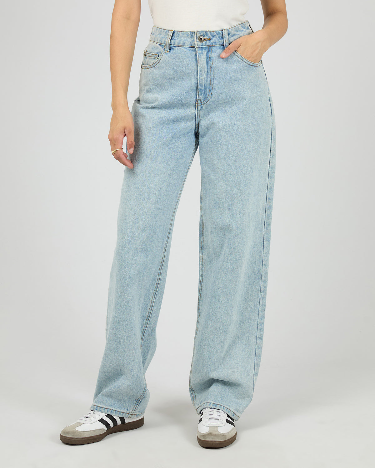 Jade Baggy Jean Light Blue