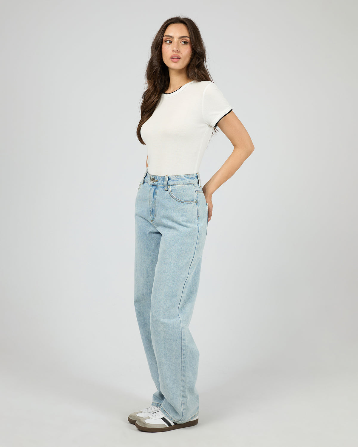 Jade Baggy Jean Light Blue