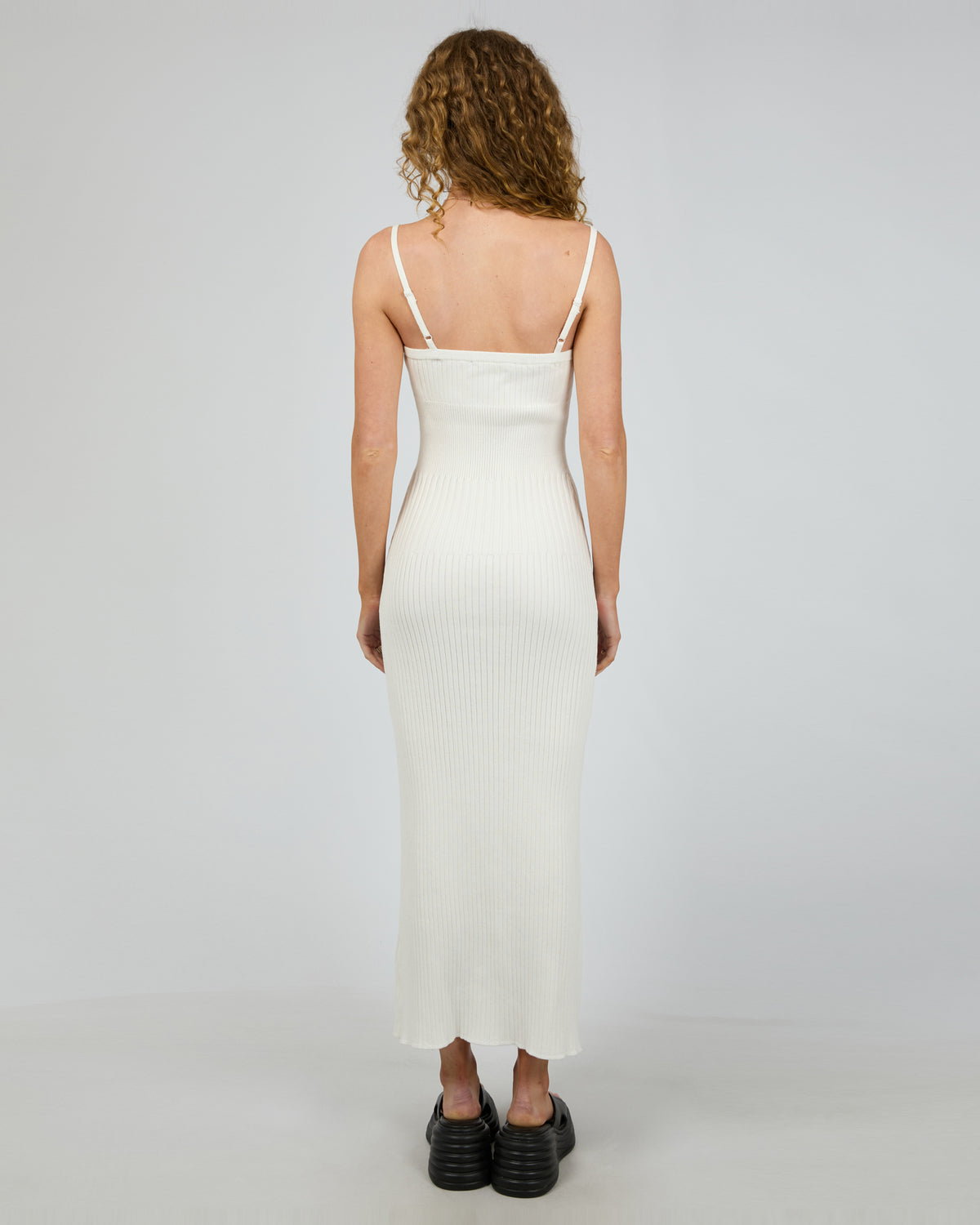 Luca Knit Maxi Dress White