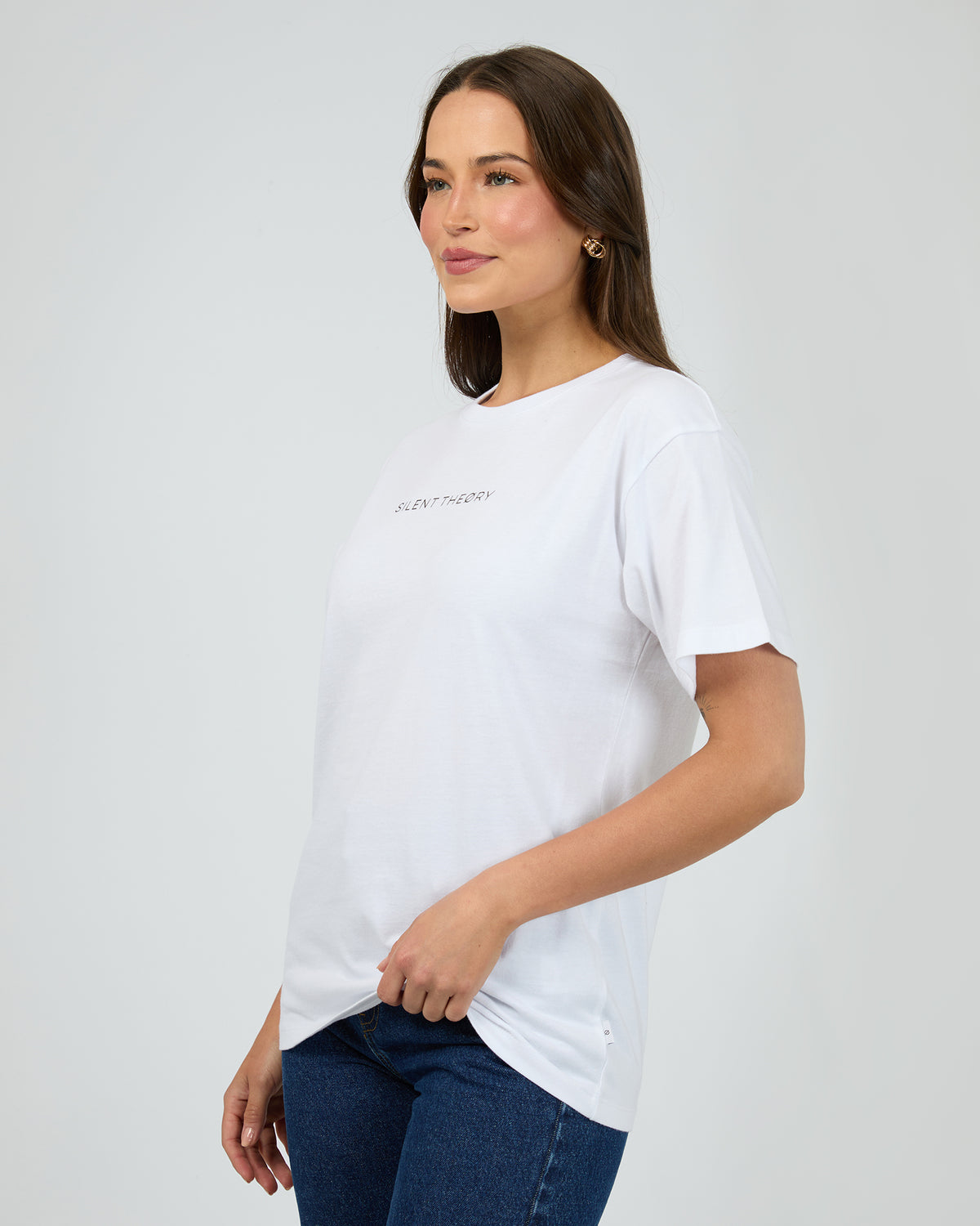 Logo Tee White