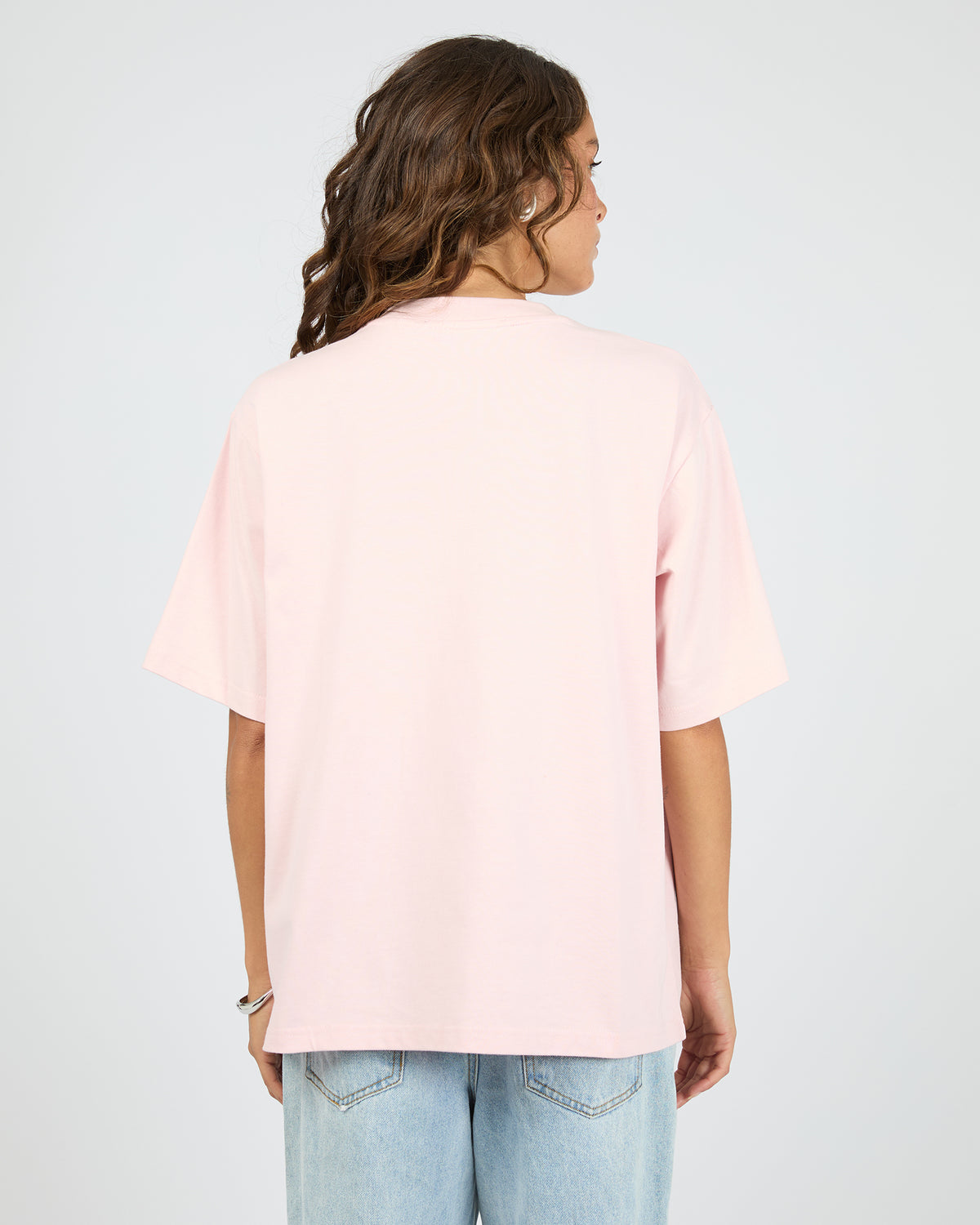Silent Luxe Tee Pale Pink