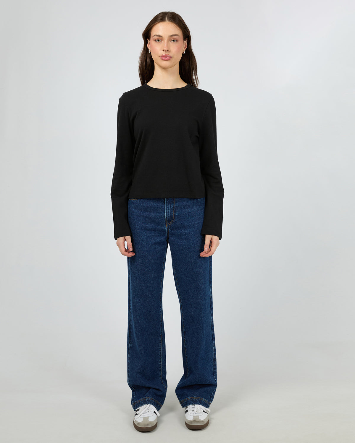 Regular Long Sleeve Tee Black