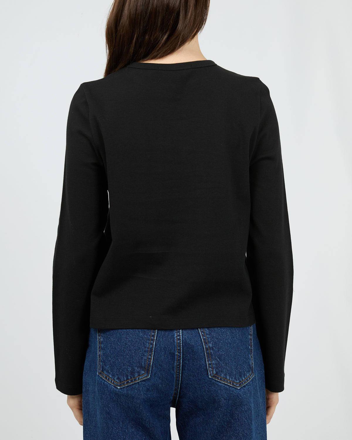 Regular Long Sleeve Tee Black