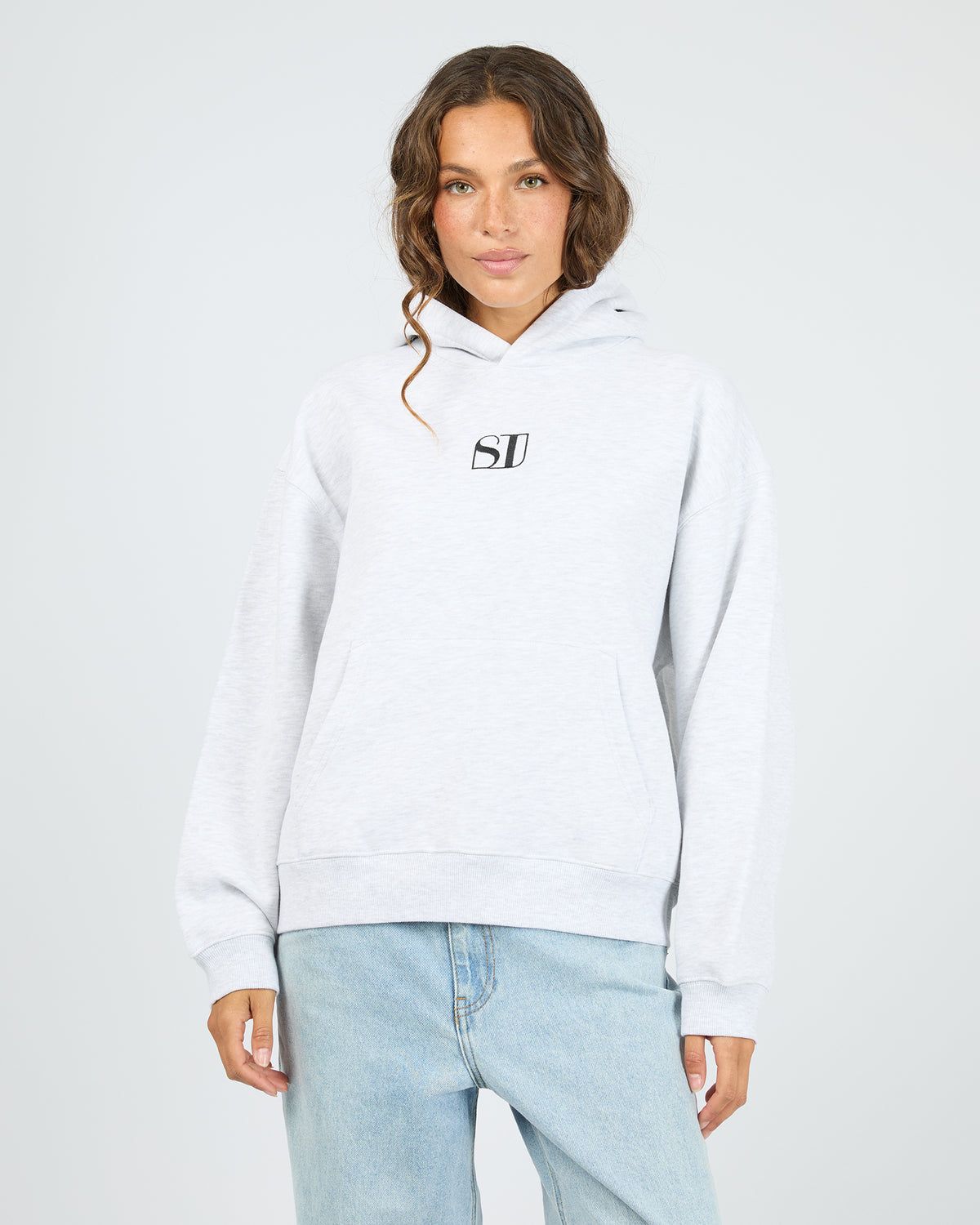 Silent Luxe Hoodie Snow Marle