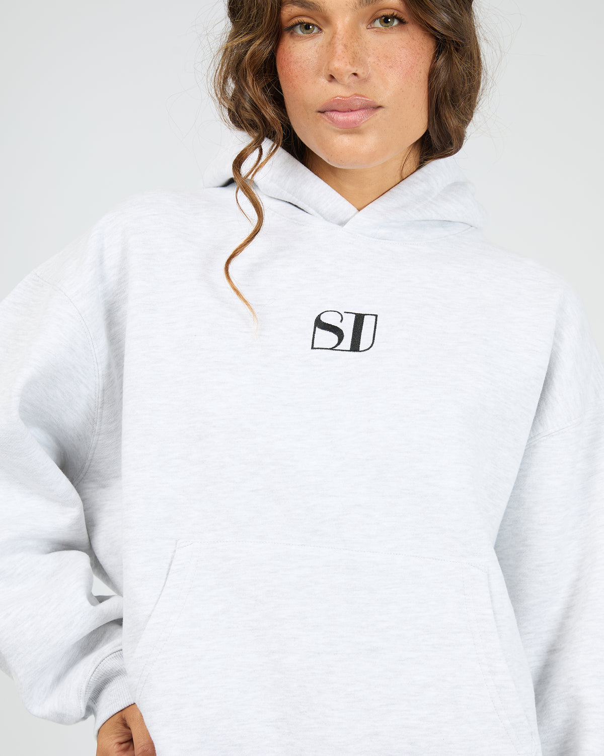 Silent Luxe Hoodie Snow Marle
