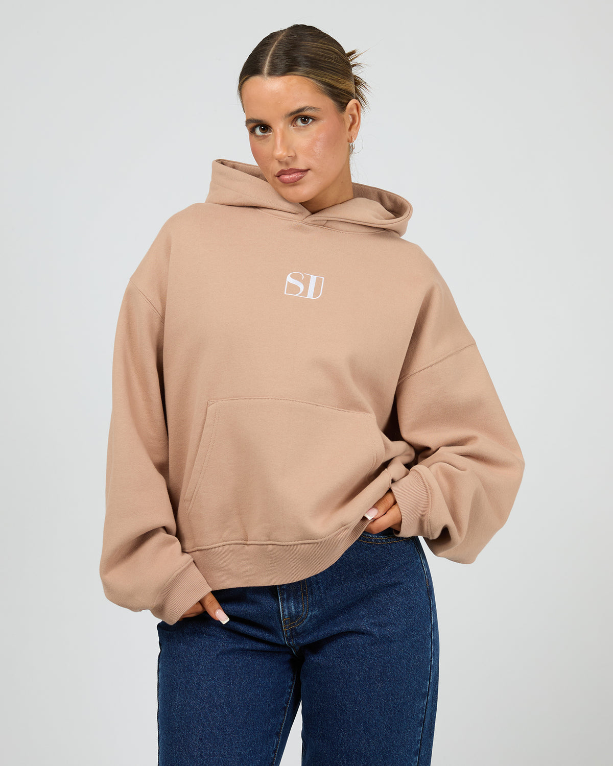 Silent Luke Hoodie Taupe