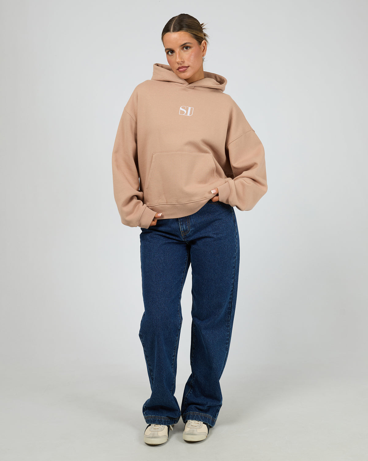 Silent Luke Hoodie Taupe